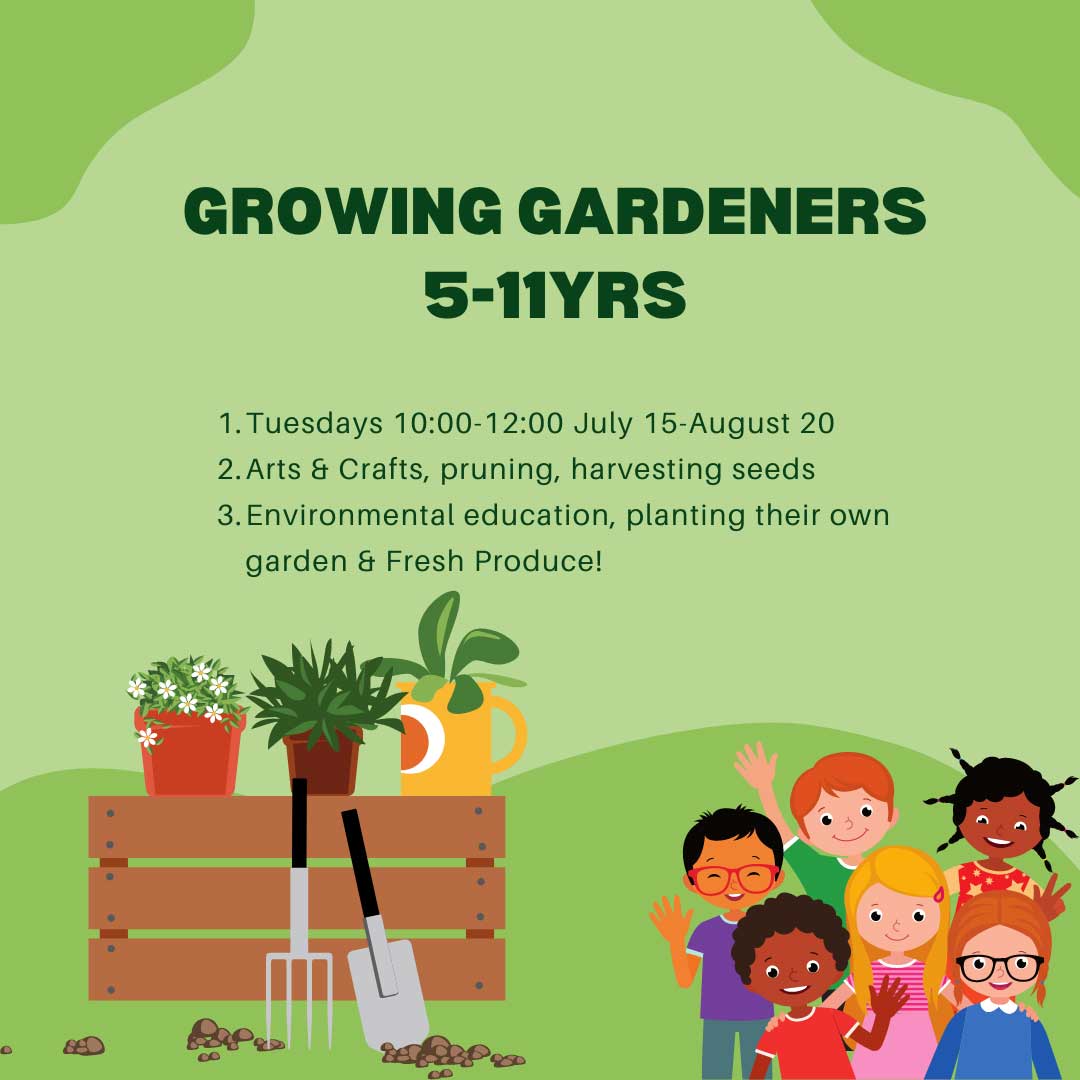 Growing Gardeners graphic.